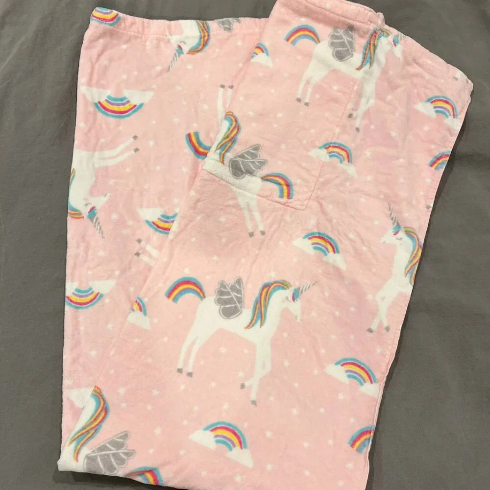 C&C California kids beach tote bag with towel inside (Cotton)🦄💗